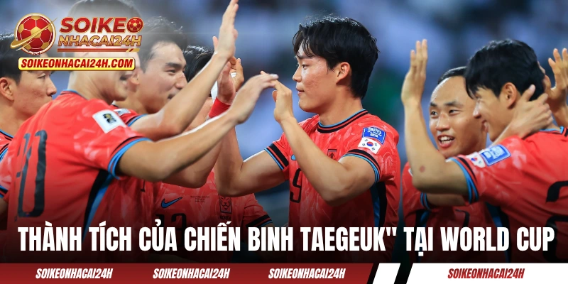 Thành tích của Chiến binh Taegeuk" tại World Cup