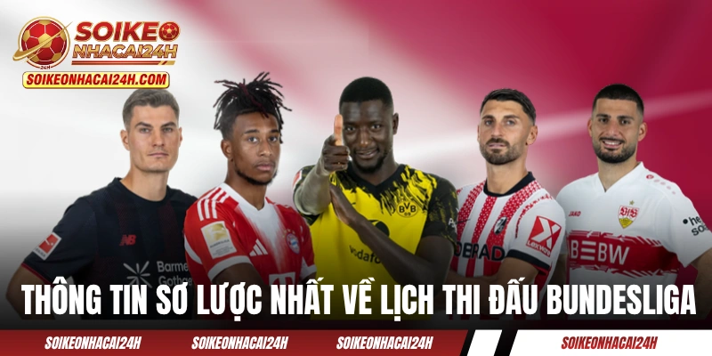 Vài thông tin sơ lược nhất về lịch thi đấu Bundesliga